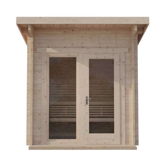 Outdoor Home Sauna Kit MOCKUP