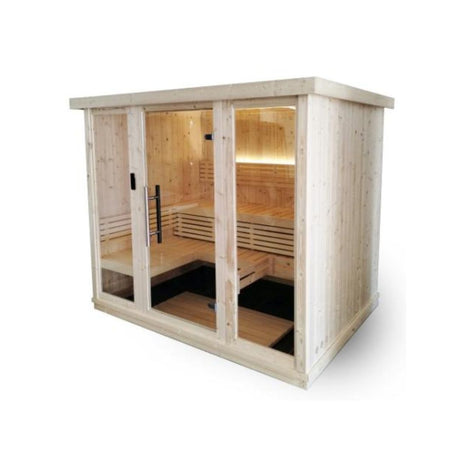 Saunalife indoor sauna product mockup with white background