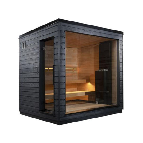 Saunalife Premium Luxury Outdoor Sauna Mockup