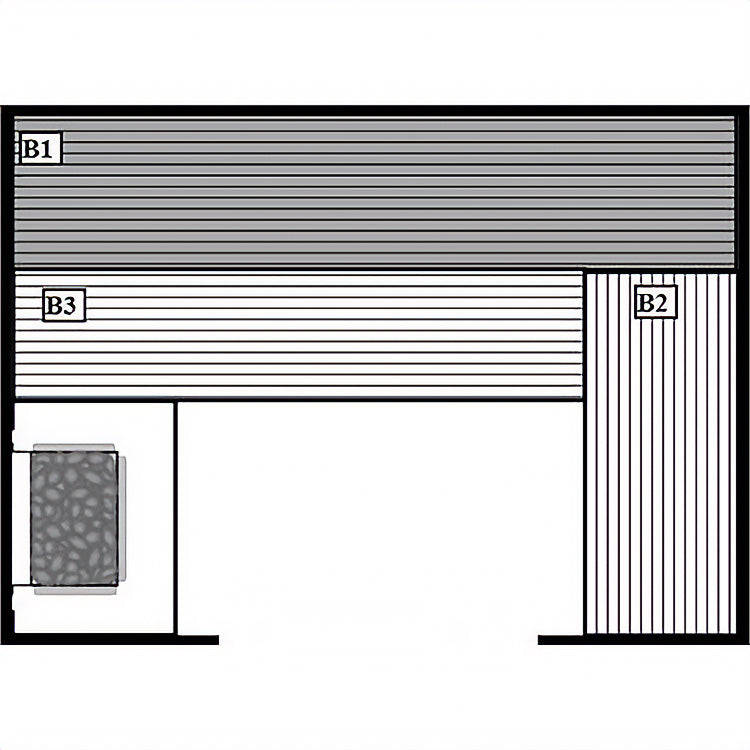 Scandia Custom Pre Cut Sauna Room Kit