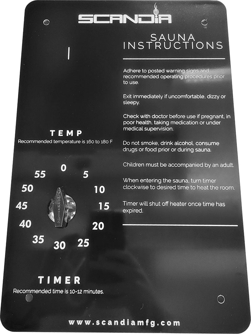 Scandia Face Plate for B Model Controls