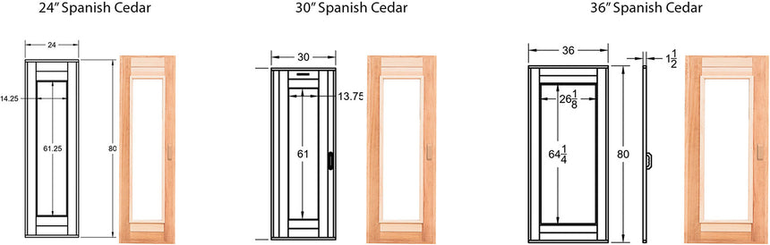 Scandia Sauna Door