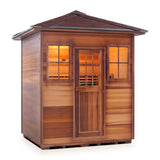 4 person infrared sauna mockup png