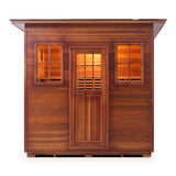 sierra 5 person outdoor infrared sauna mockup png