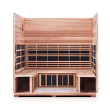 sierra 5 person outdoor infrared sauna mockup png inside