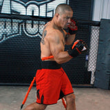 MMA fighter using Striker Resistance Band Training Kit 