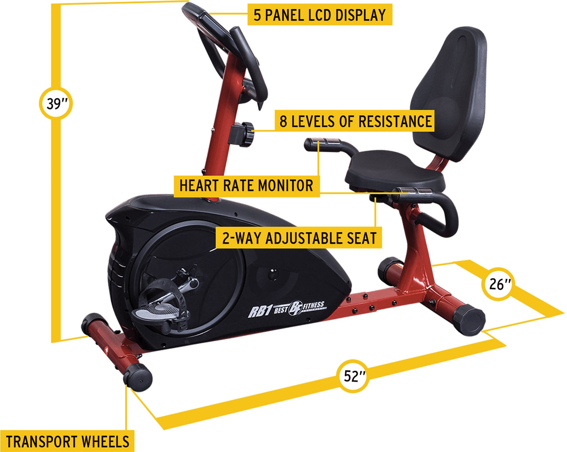 Body-Solid Best Fitness Recumbent Bike