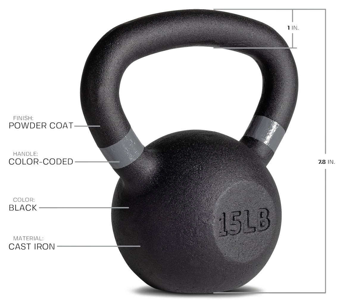 TruGrit Cast Iron Kettlebell Weights5lb