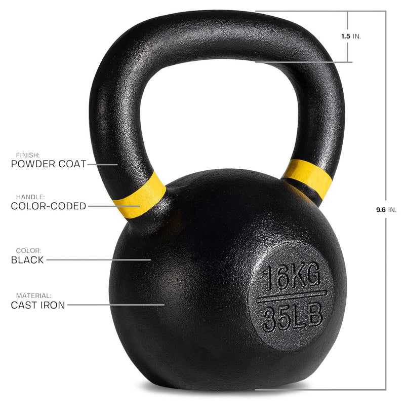 TruGrit Cast Iron Kettlebell Weights5lb