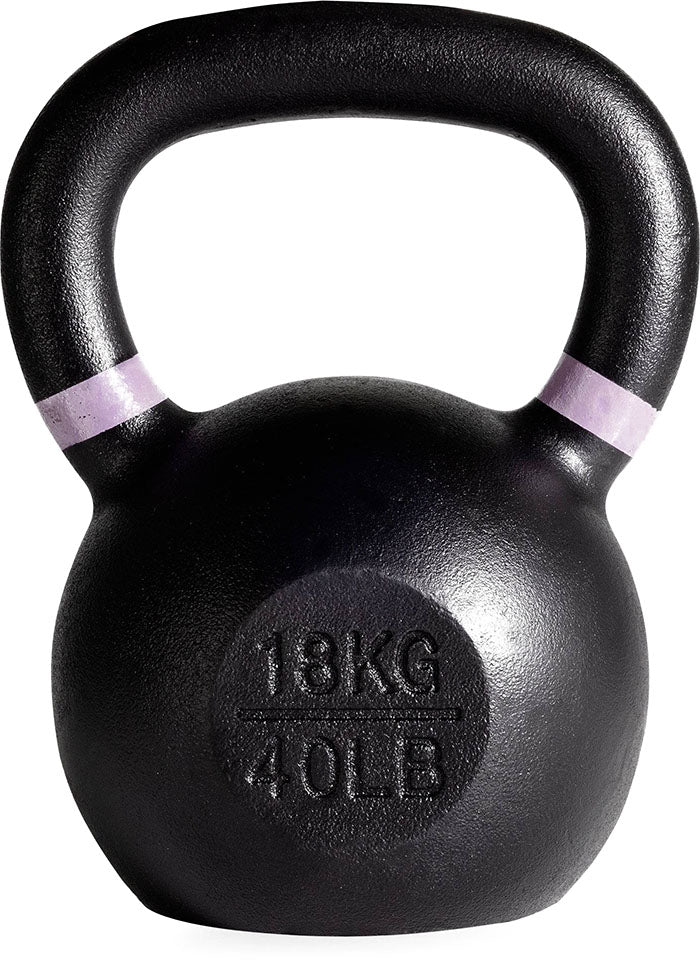 TruGrit Cast Iron Kettlebell Weights 40lb