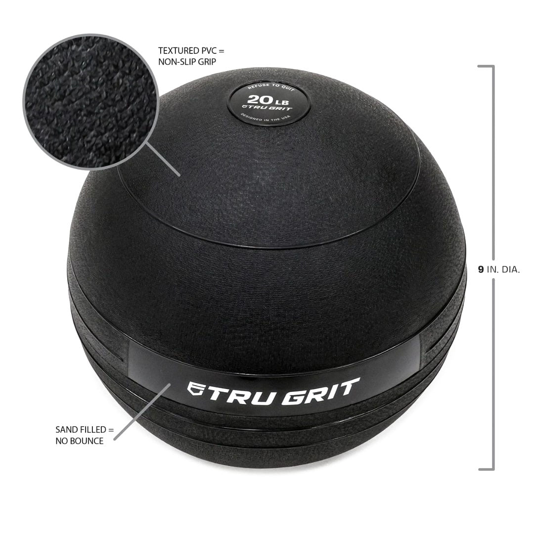 TruGrit Heavy Duty Slam Ball0lb