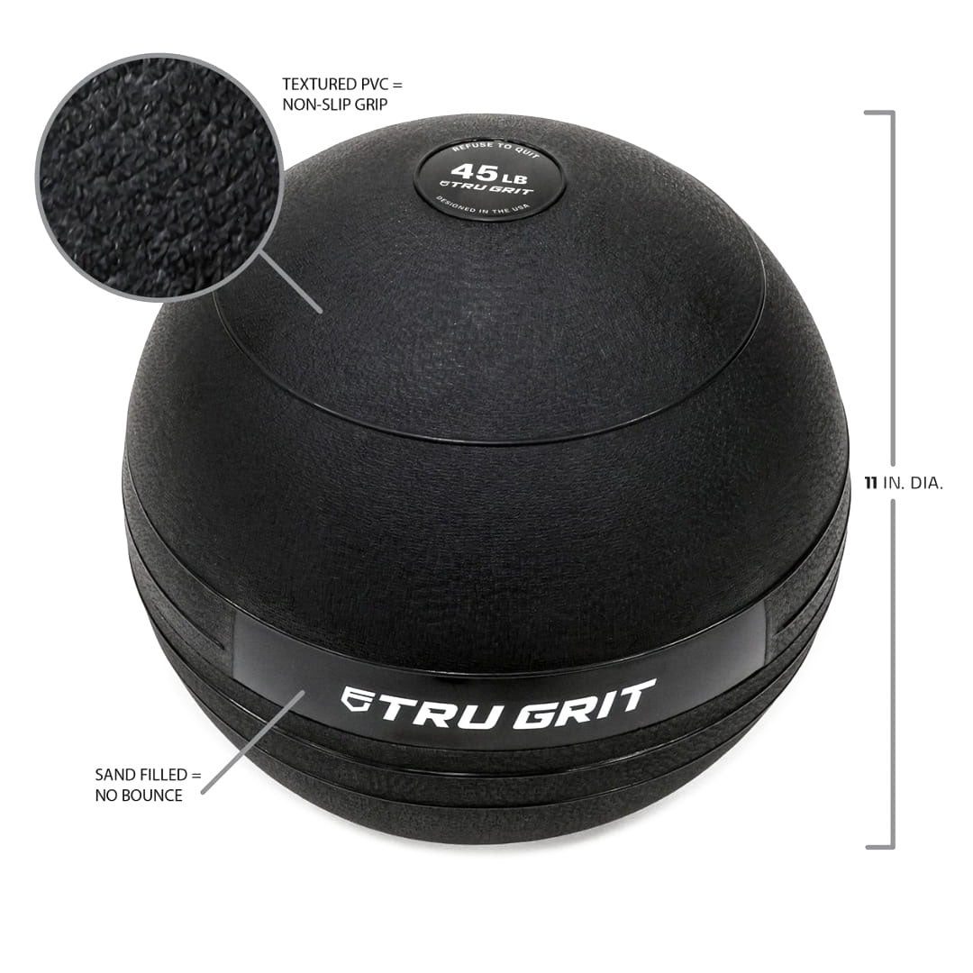 TruGrit Heavy Duty Slam Ball 45lb