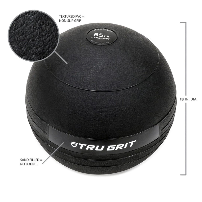 TruGrit Heavy Duty Slam Ball 55lb