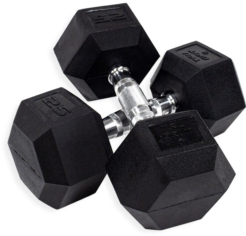 TruGrit Hex Elite TPU Dumbbells5lb