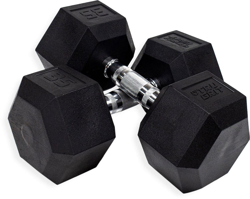 TruGrit Hex Elite TPU Dumbbells5lb