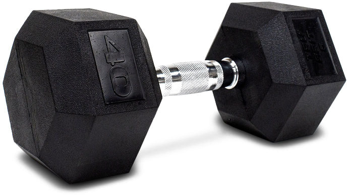 TruGrit Hex Elite TPU Dumbbells 40lb