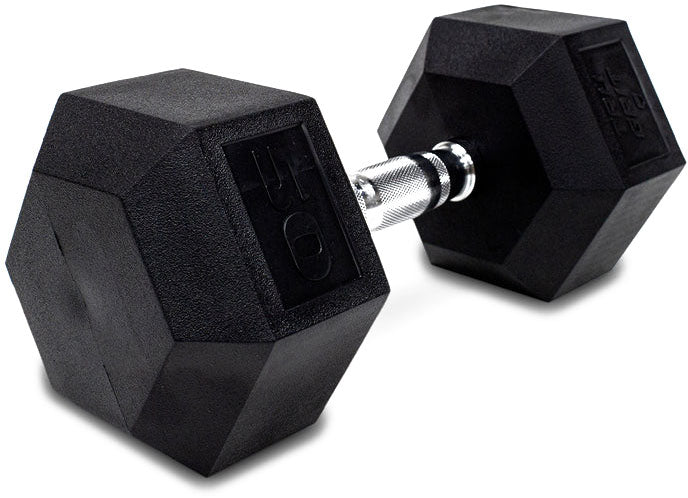 TruGrit Hex Elite TPU Dumbbells 50lb