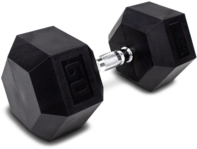 TruGrit Hex Elite TPU Dumbbells 60lb