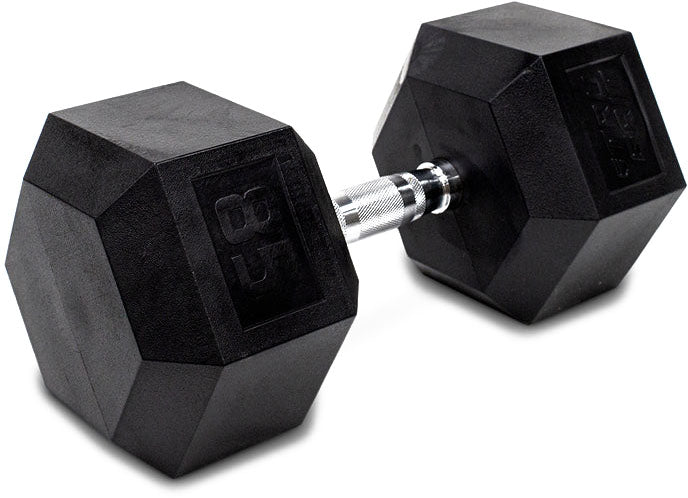 TruGrit Hex Elite TPU Dumbbells 85lb