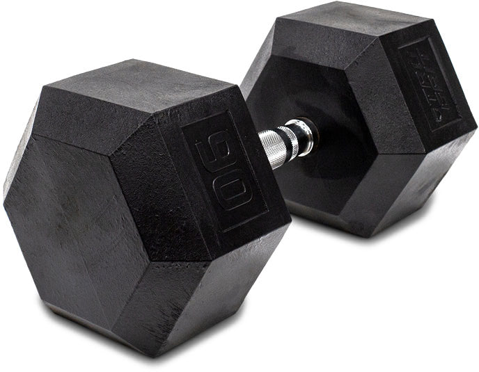 TruGrit Hex Elite TPU Dumbbells 90lb