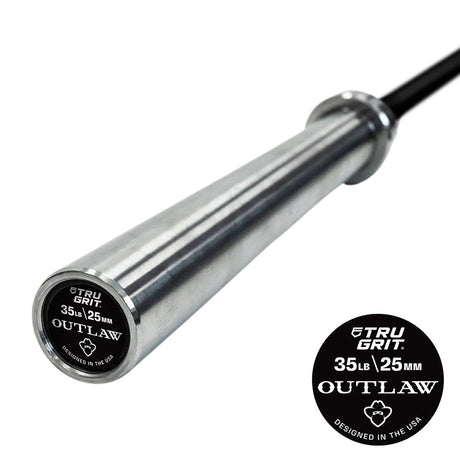 TruGrit Outlaw Black Zinc Women Olympic Barbell 7
