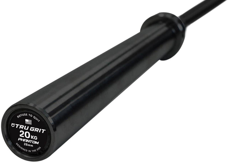 TruGrit Phantom Series Mens Olympic Cerakote Barbell