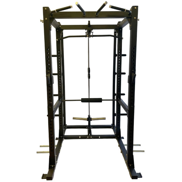 ZiahCare's Diamond Fitness Ultimate All-In-One Power Rack Home Gym Mockup Image 1