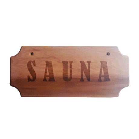 sauna sign png mockup