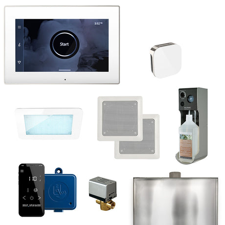 xDream Steam Control Package White Polished Nickel