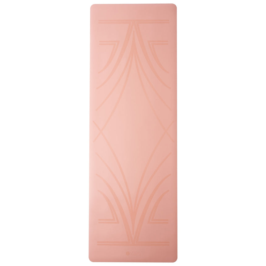 Yoga Design Lab Diamond Align Coral Infinity Mat1