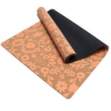 Yoga Design Lab FloralBatikCoral Cork Mat