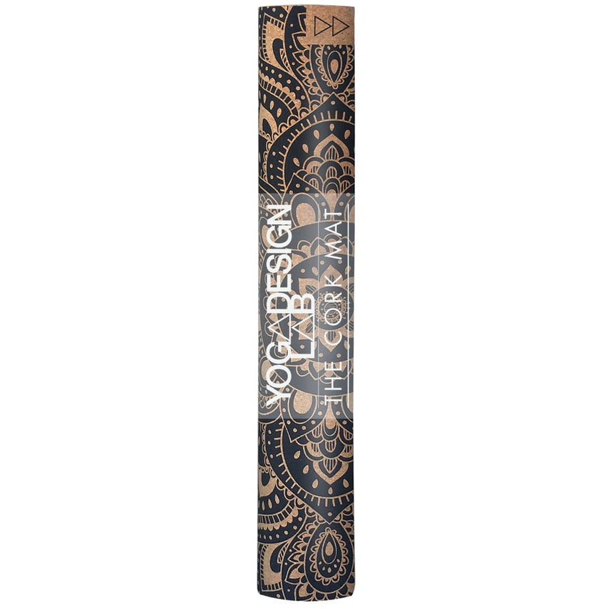 Yoga Design Lab Mandala Black Cork Mat1