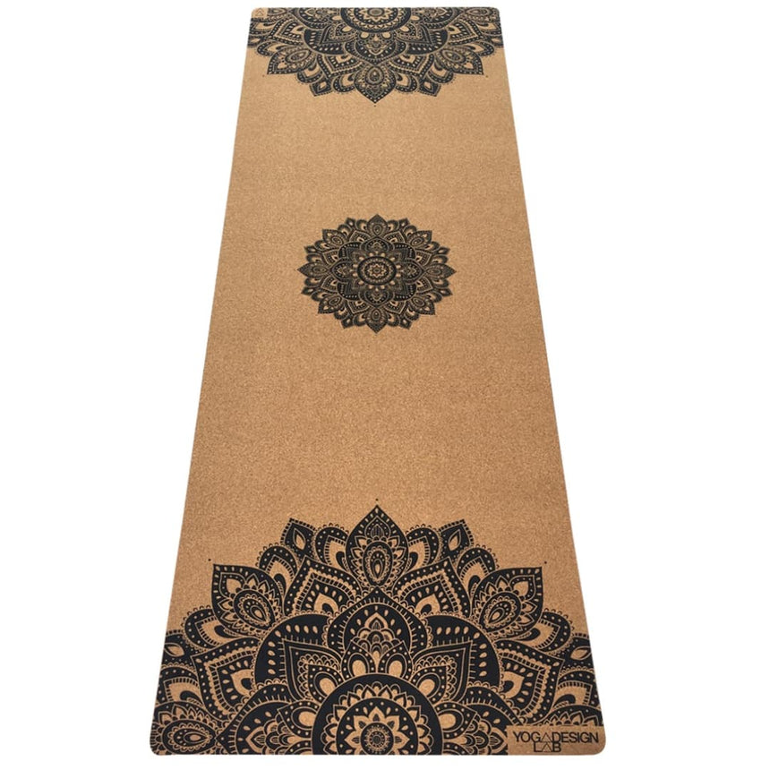 Yoga Design Lab Mandala Black Cork Mat