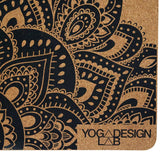 Yoga Design Lab Mandala Black Cork Mat
