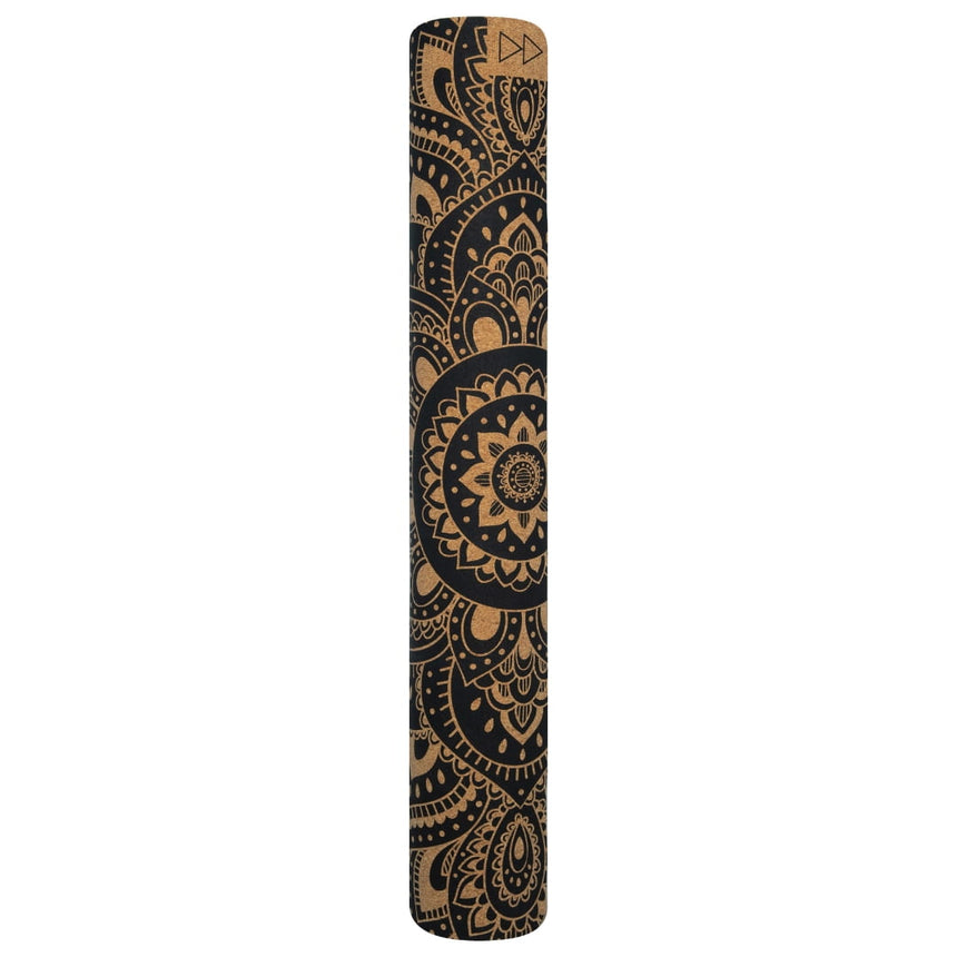 Yoga Design Lab Mandala Black Cork Mat 5