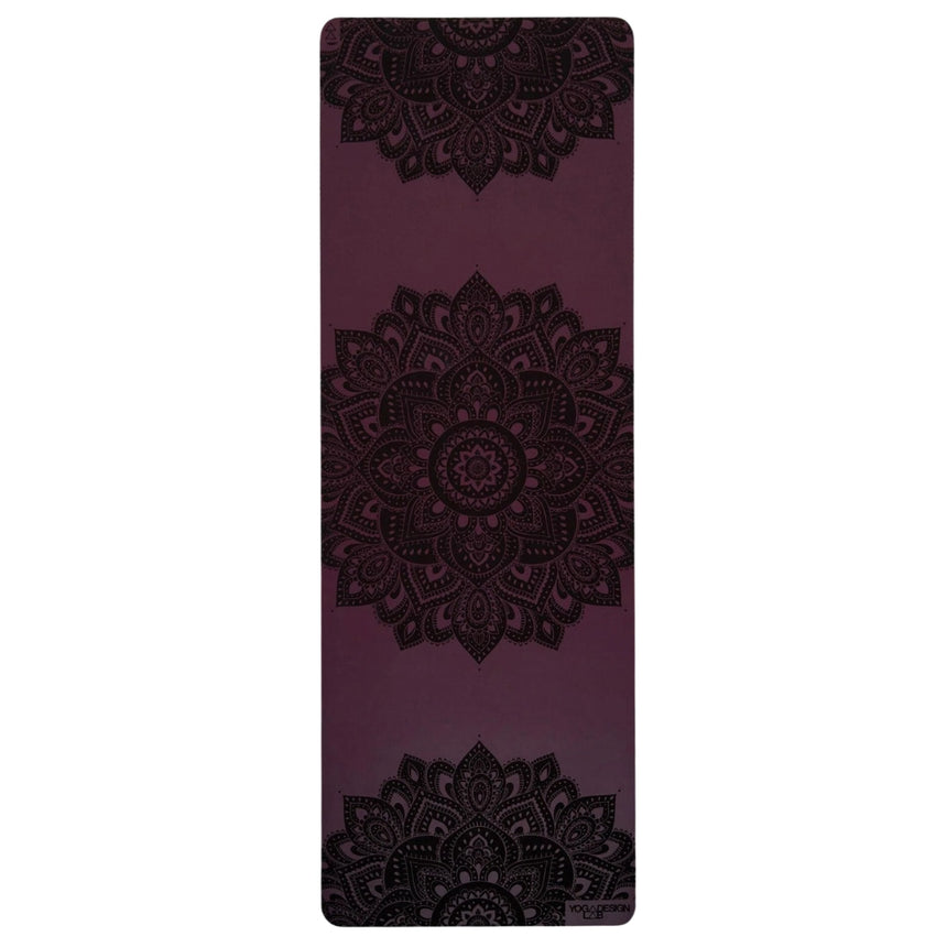 Yoga Design Lab Mandala Burgundy Infinity Mat