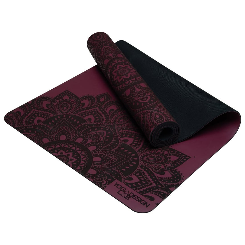 Yoga Design Lab Mandala Burgundy Infinity Mat