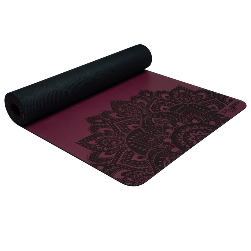 Yoga Design Lab Mandala Burgundy Infinity Mat