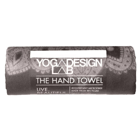 Yoga Design Lab MandalaBlack Hand Towel