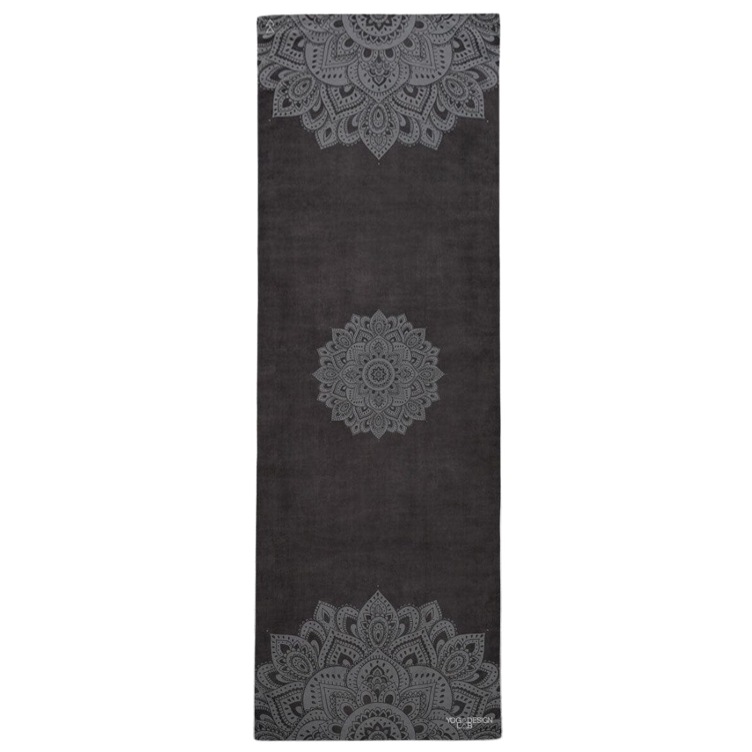 Yoga Design Lab MandalaBlack Mat Towel