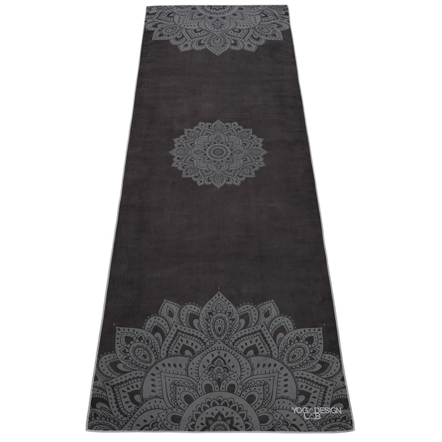 Yoga Design Lab MandalaBlack Mat Towel