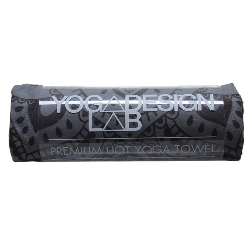 Yoga Design Lab MandalaBlack Mat Towel