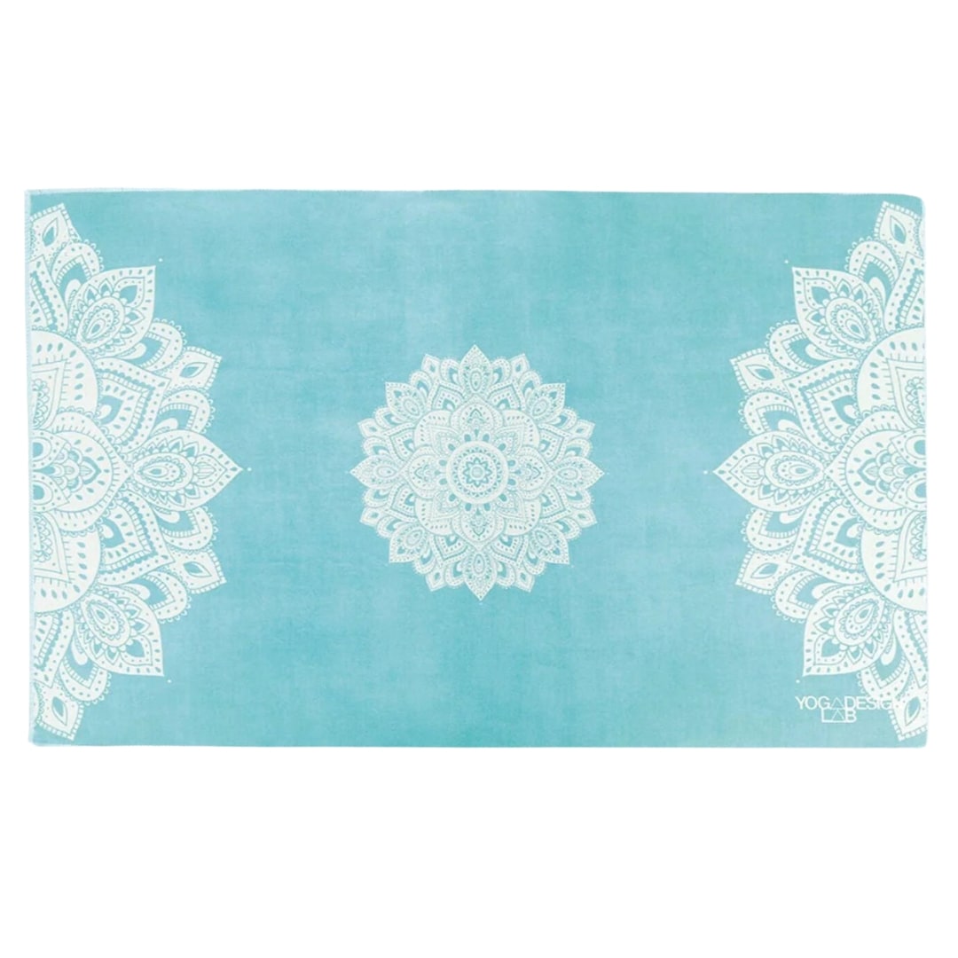 Yoga Design Lab MandalaTurquoise Hand Towel