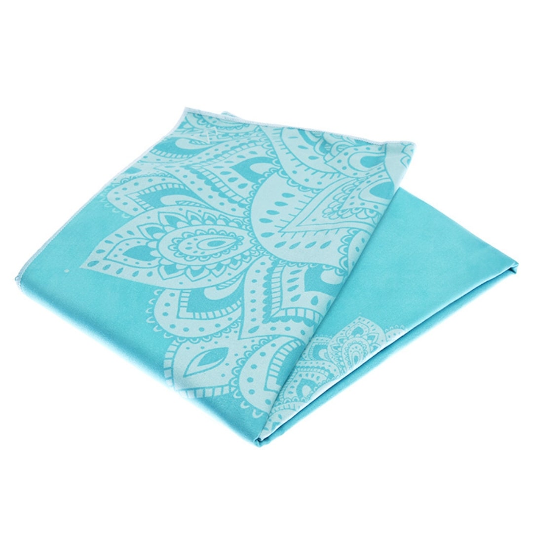 Yoga Design Lab MandalaTurquoise Mat Towel