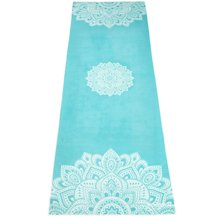 Yoga Design Lab MandalaTurquoise Mat Towel