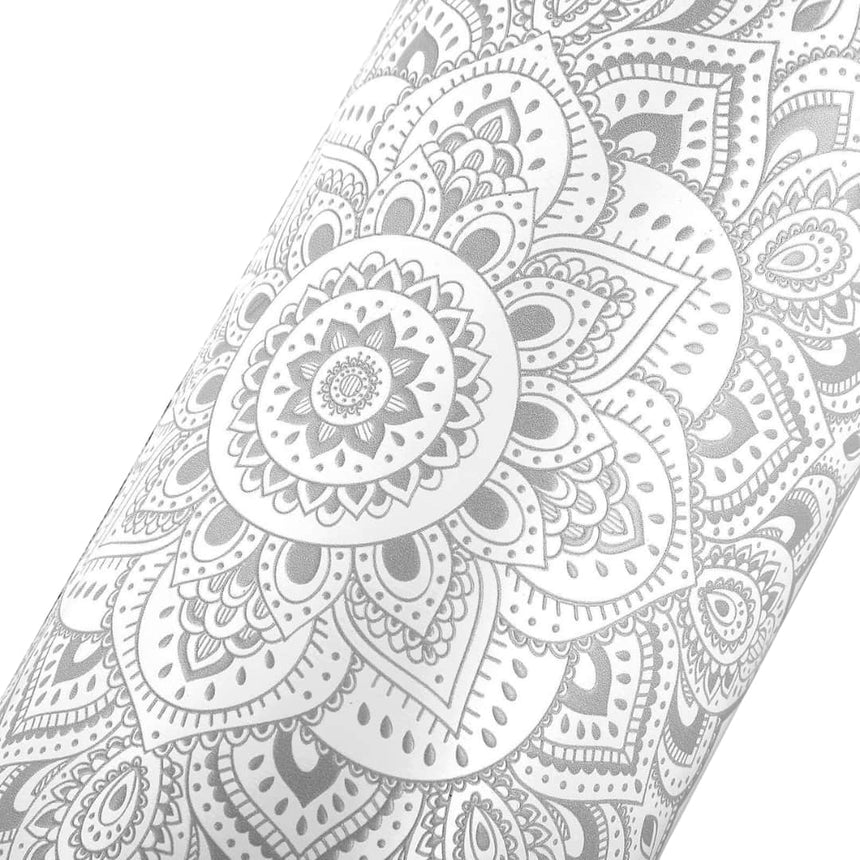 Yoga Design Lab MandalaWhiteWaterBottle