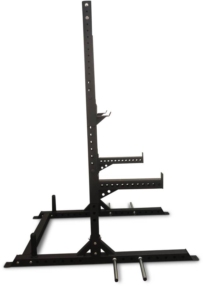 ZiahCare's Diamond Fitness Robust Half Power Rack Mockup Image 3