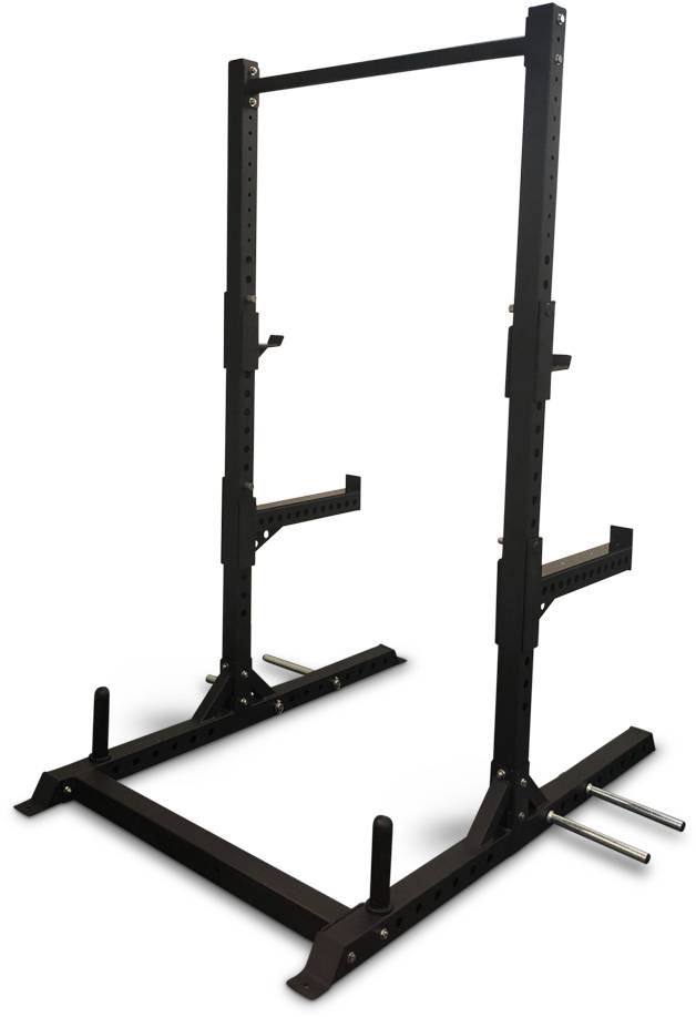 ZiahCare's Diamond Fitness Robust Half Power Rack Mockup Image 4