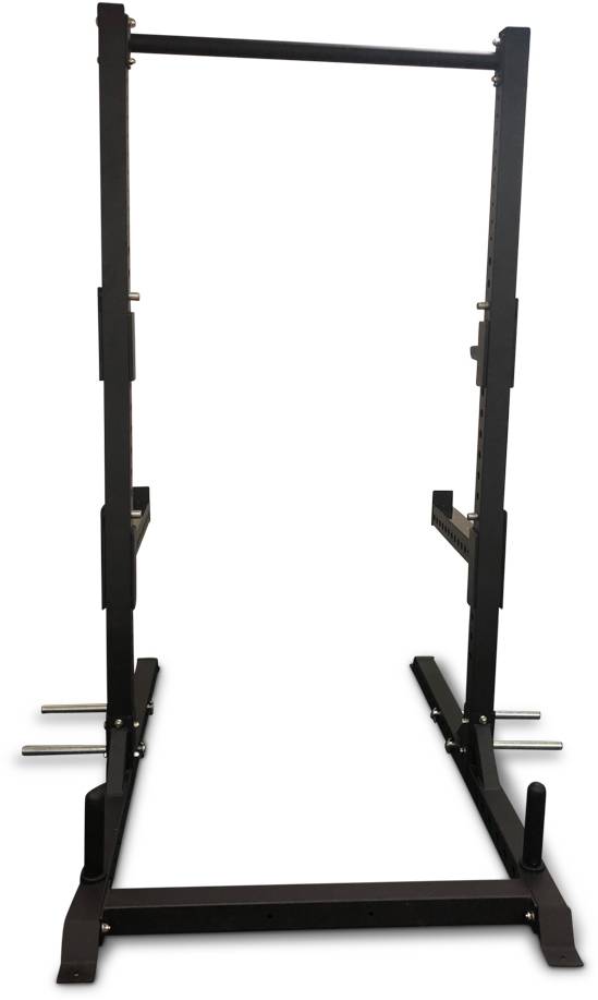 ZiahCare's Diamond Fitness Robust Half Power Rack Mockup Image 5