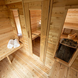 ZiahCare's Dundalk Georgian 6 Person Outdoor Sauna Kit With Changeroom Mockup Image 9